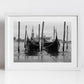Venice Lagoon Italy Fine Art Black And White Photography Print