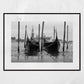 Venice Lagoon Italy Fine Art Black And White Photography Print
