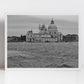 Venice Italy Fine Art Black And White Photography Basilica di Santa Maria della Salute Print
