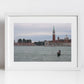 Venice Italy Fine Art Photography Print: Gondola on Venetian Lagoon