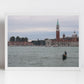 Venice Italy Fine Art Photography Print: Gondola on Venetian Lagoon