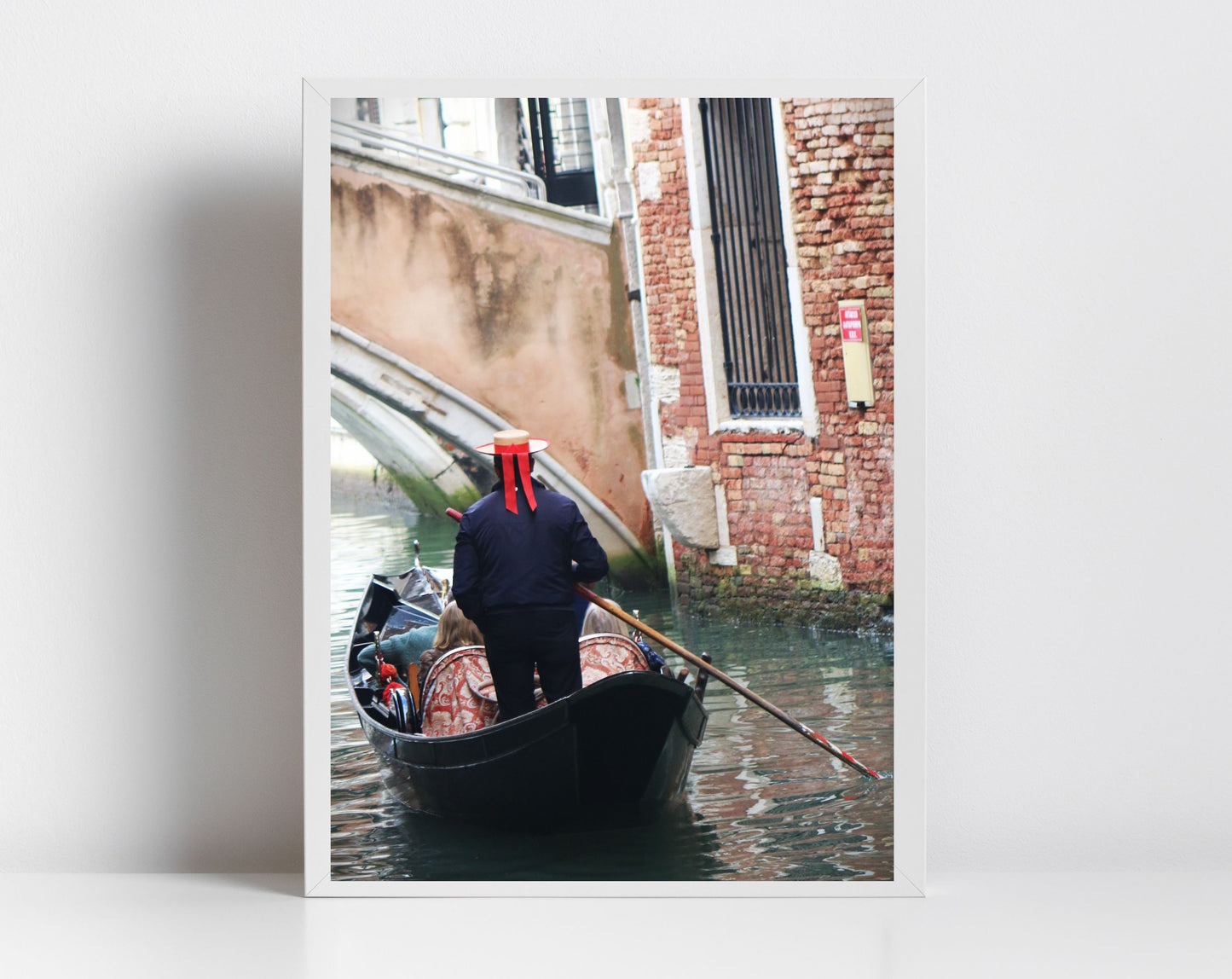 Gondolier Venice Italy Fine Art Photography Print