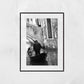 Gondolier Venice Italy Fine Art Black And White Photography Print