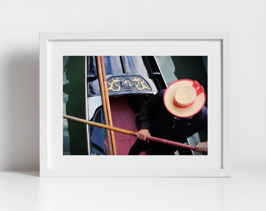 Venice Italy Gondola Photography Print