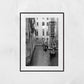 Venice Canal Italy Fine Art Black And White Photography Print
