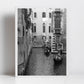 Venice Canal Italy Fine Art Black And White Photography Print
