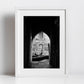 Venice Archway Italy Fine Art Black And White Photography Print