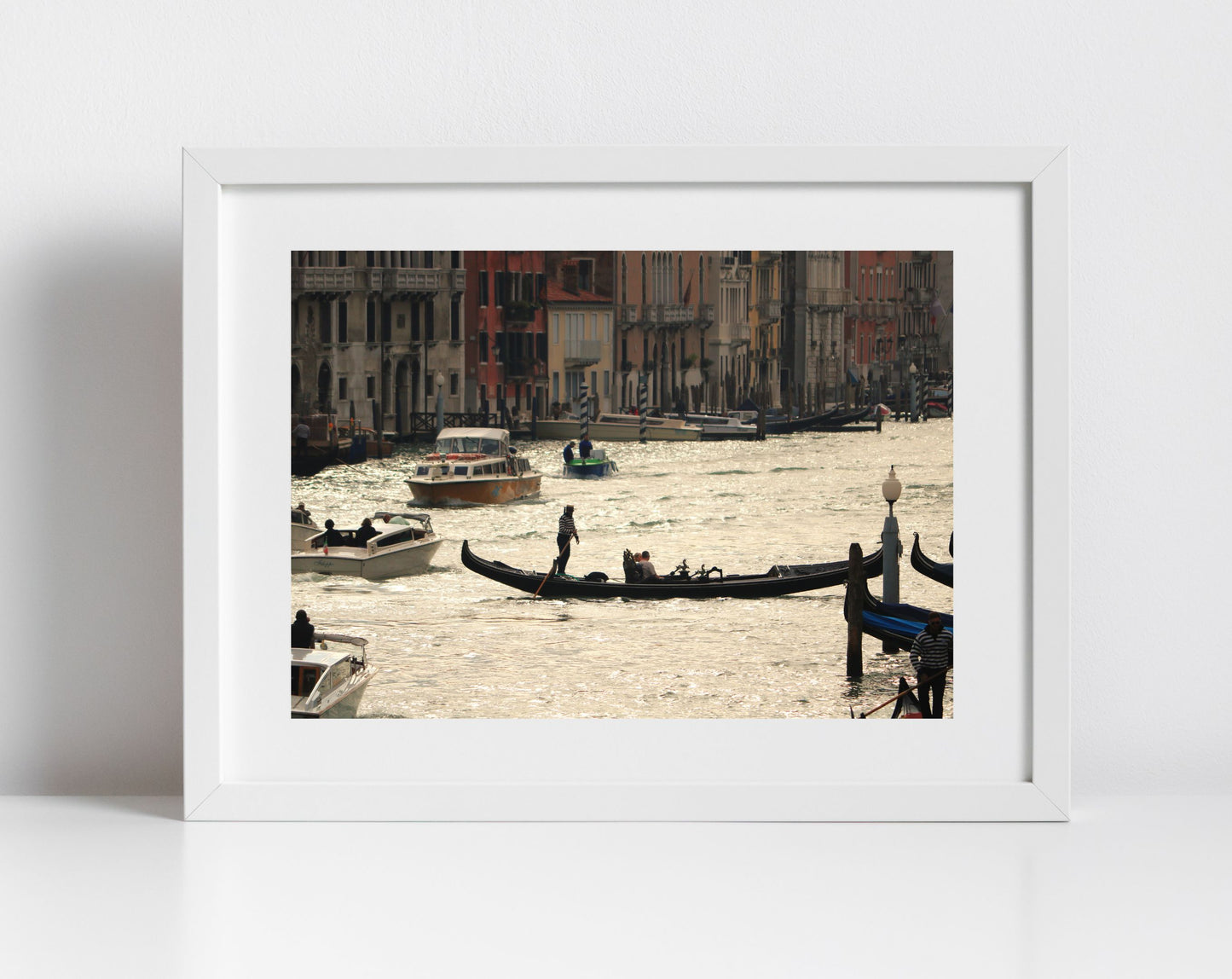 Venice Grand Canal Gondola Fine Art Photography Print