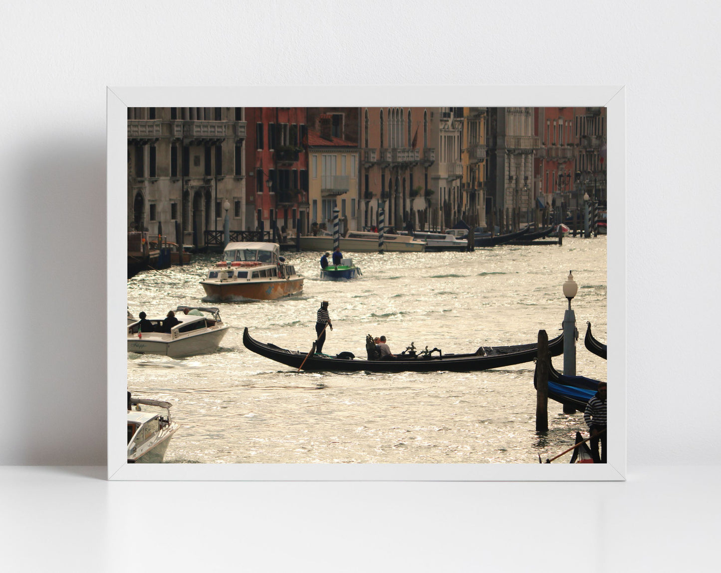 Venice Grand Canal Gondola Fine Art Photography Print