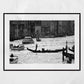 Venice Grand Canal Gondola Fine Art Black And White Photography Print