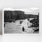 Venice Italy Black And White Photography Print Gondola Wall Art