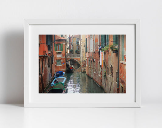 Venice Canal Fine Art Photography Print Italy Wall Art