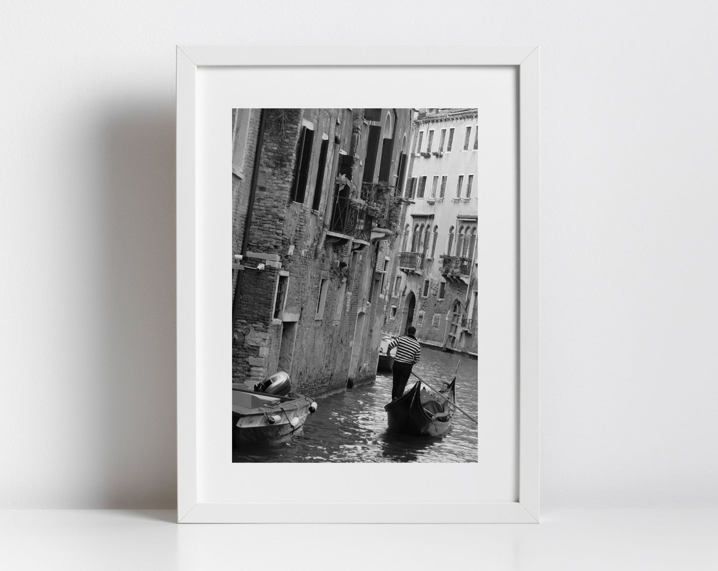Venice Fine Art Black And White Photography Print Italy Wall Art