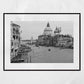Venice Italy Grand Canal Fine Art Black And White Photography Print