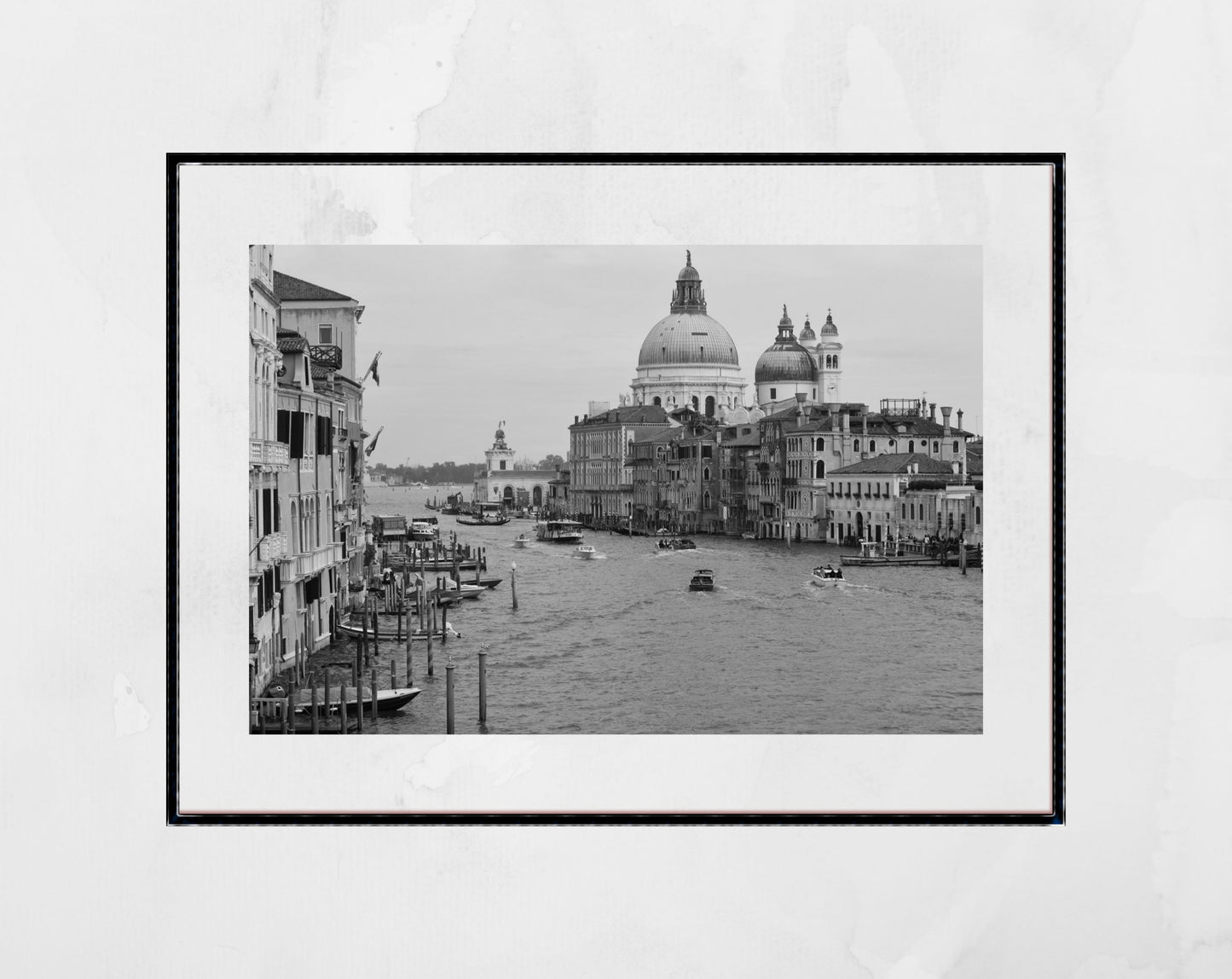 Venice Italy Grand Canal Fine Art Black And White Photography Print