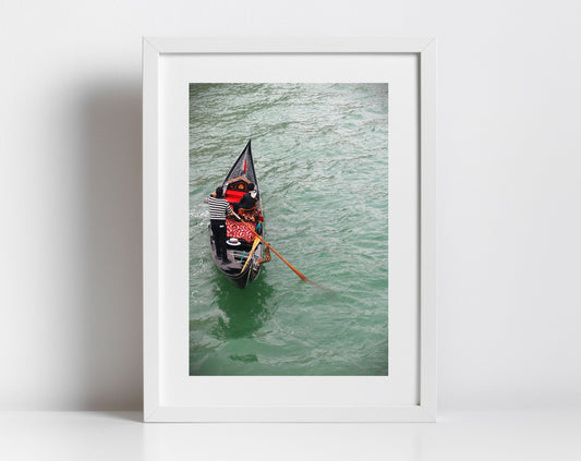 Venice Gondola Fine Art Photography Print Italy Wall Art