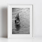 Venice Gondola Fine Art Black And White Photography Print Italy Wall Art