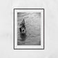 Venice Gondola Fine Art Black And White Photography Print Italy Wall Art