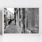 San Trovaso Venice Street Black And White Photography Print