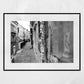 San Trovaso Venice Street Black And White Photography Print
