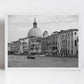 Venice Grand Canal Italy Fine Art Black And White Photography Print