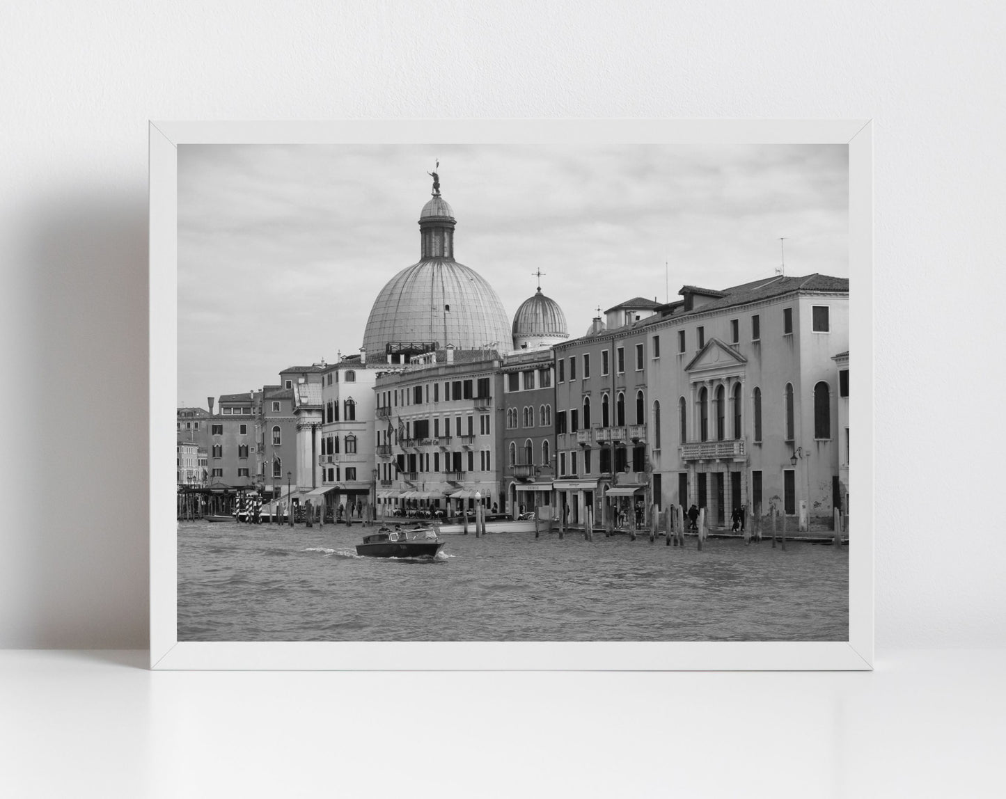 Venice Grand Canal Italy Fine Art Black And White Photography Print