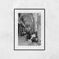 Bologna Italy Dog Black And White Photography Print