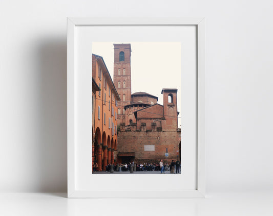 Piazza Giuseppe Verdi Bologna Photography Print