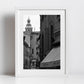 Bologna Italy Black And White Photography Print Europe Wall Art