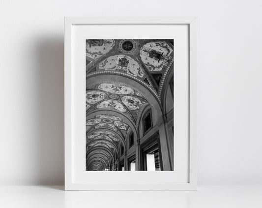 Via Farini Bologna Fine Art Black And White Photography Print