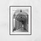 Bologna Portico Italy Fine Art Black And White Photography Print