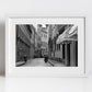 Bologna Italy Street Black And White Photography Print