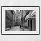 Bologna Italy Street Black And White Photography Print