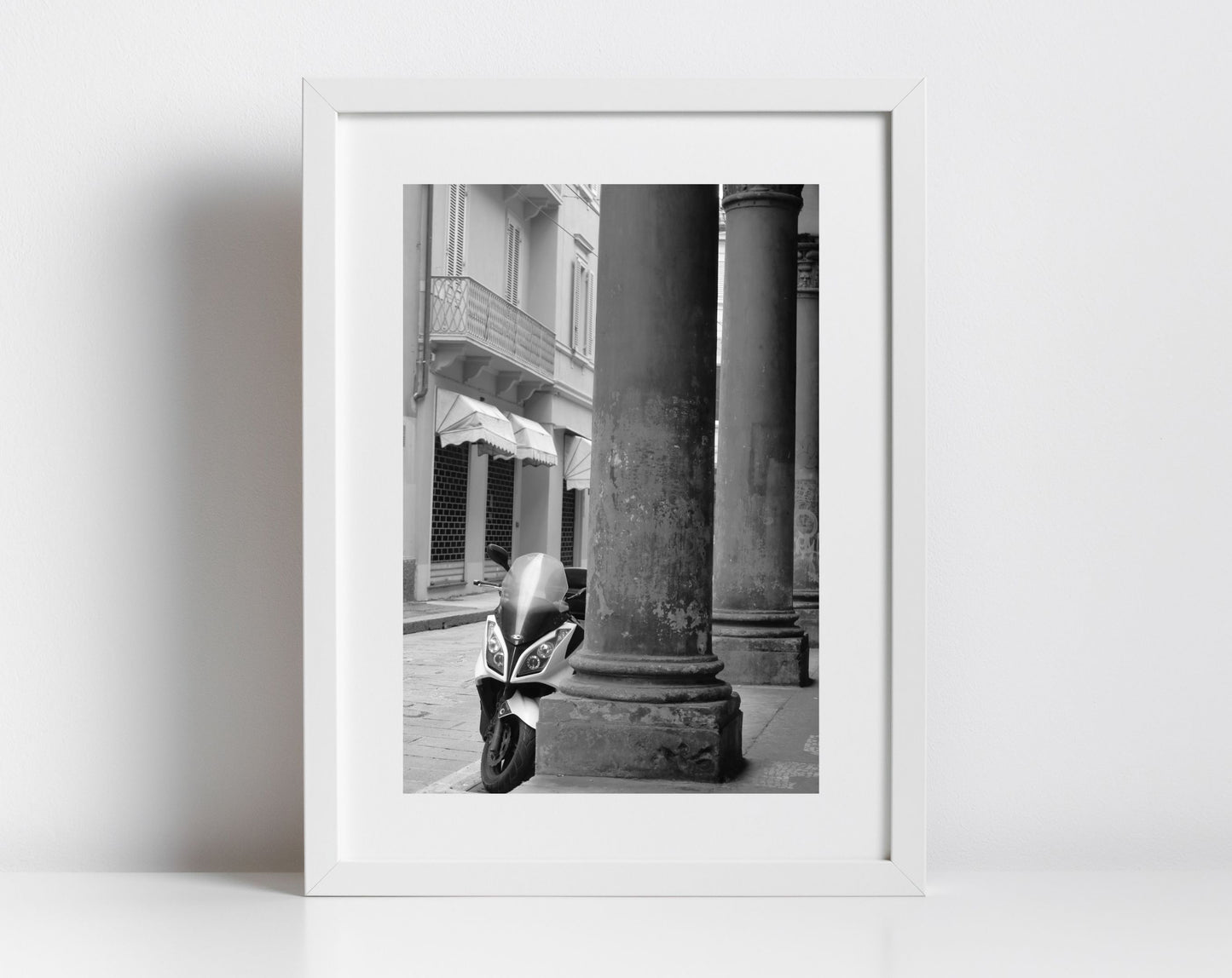 Bologna Italy Fine Art Street Black And White Photography Print
