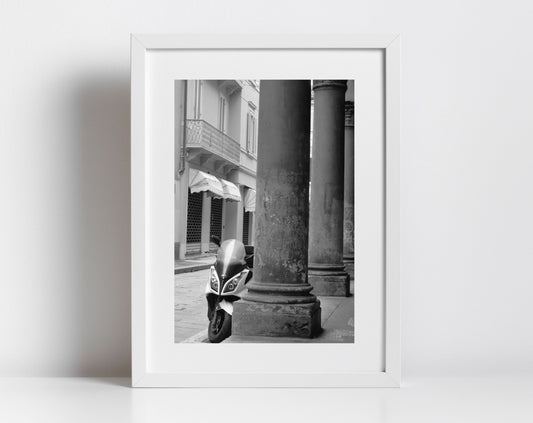 Bologna Italy Fine Art Street Black And White Photography Print