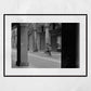 Bologna Italy Fine Art Black And White Photography Print Cyclist Wall Art