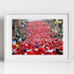 Santa Dash Glasgow Christmas Photography Print