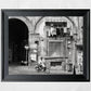 Napoli Street Black And White Photography Naples Italy Wall Art Print