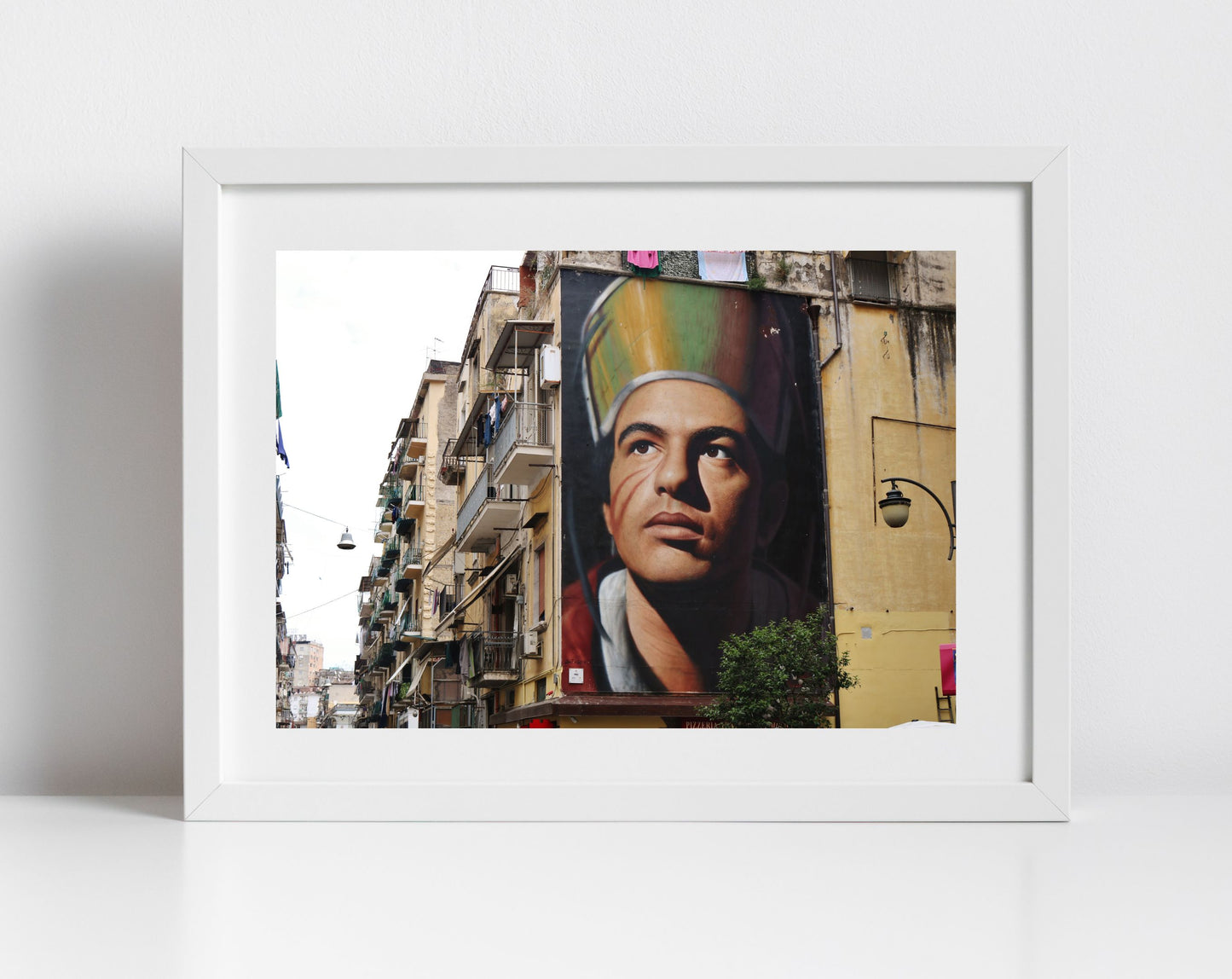 Saint Gennaro Mural Naples Italy Photography Print