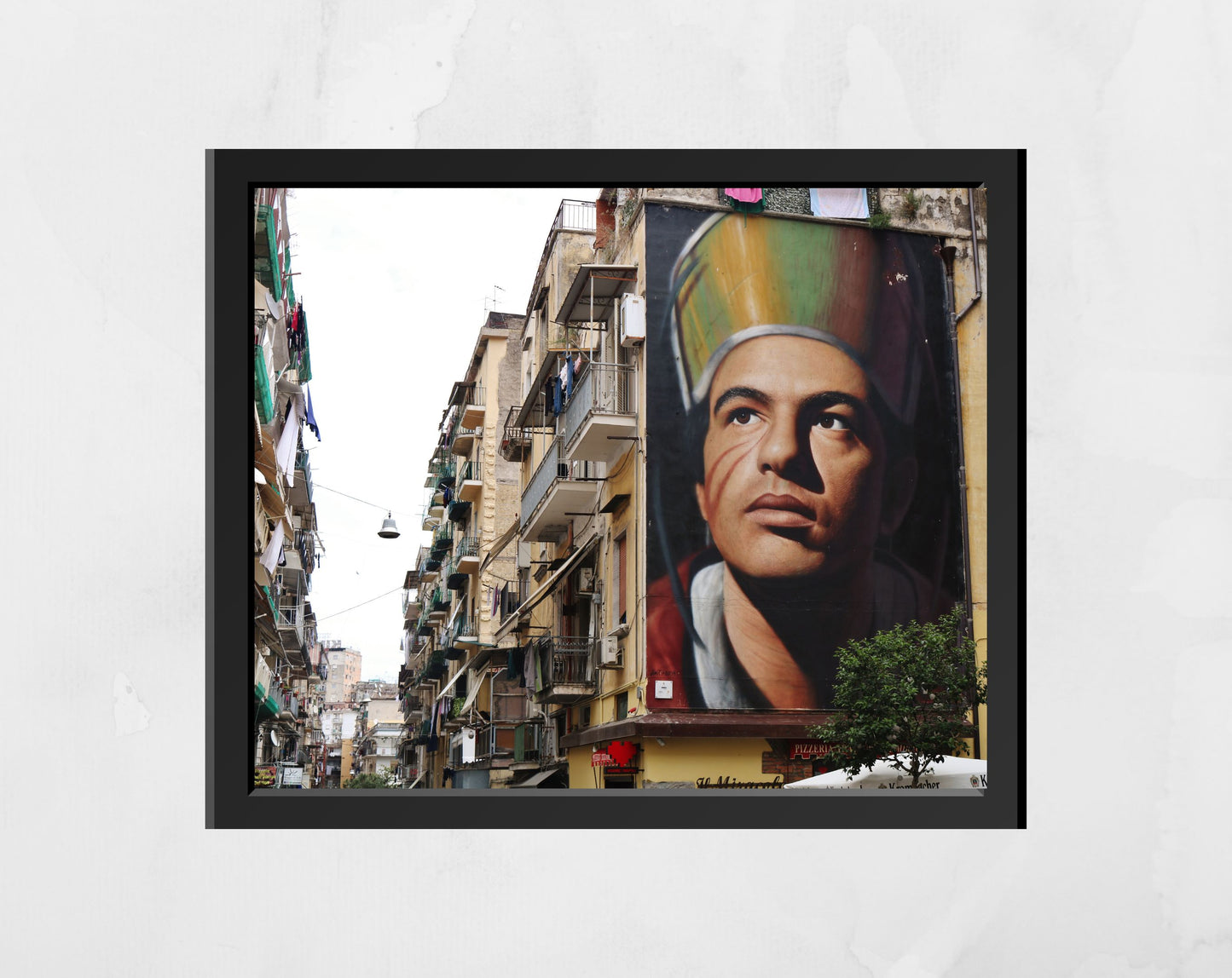 Saint Gennaro Mural Naples Italy Photography Print