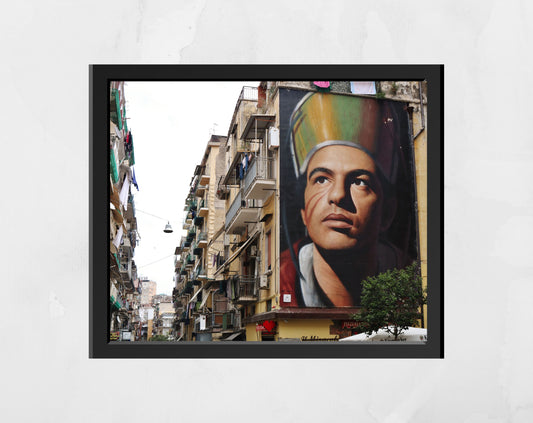 Saint Gennaro Mural Naples Italy Photography Print