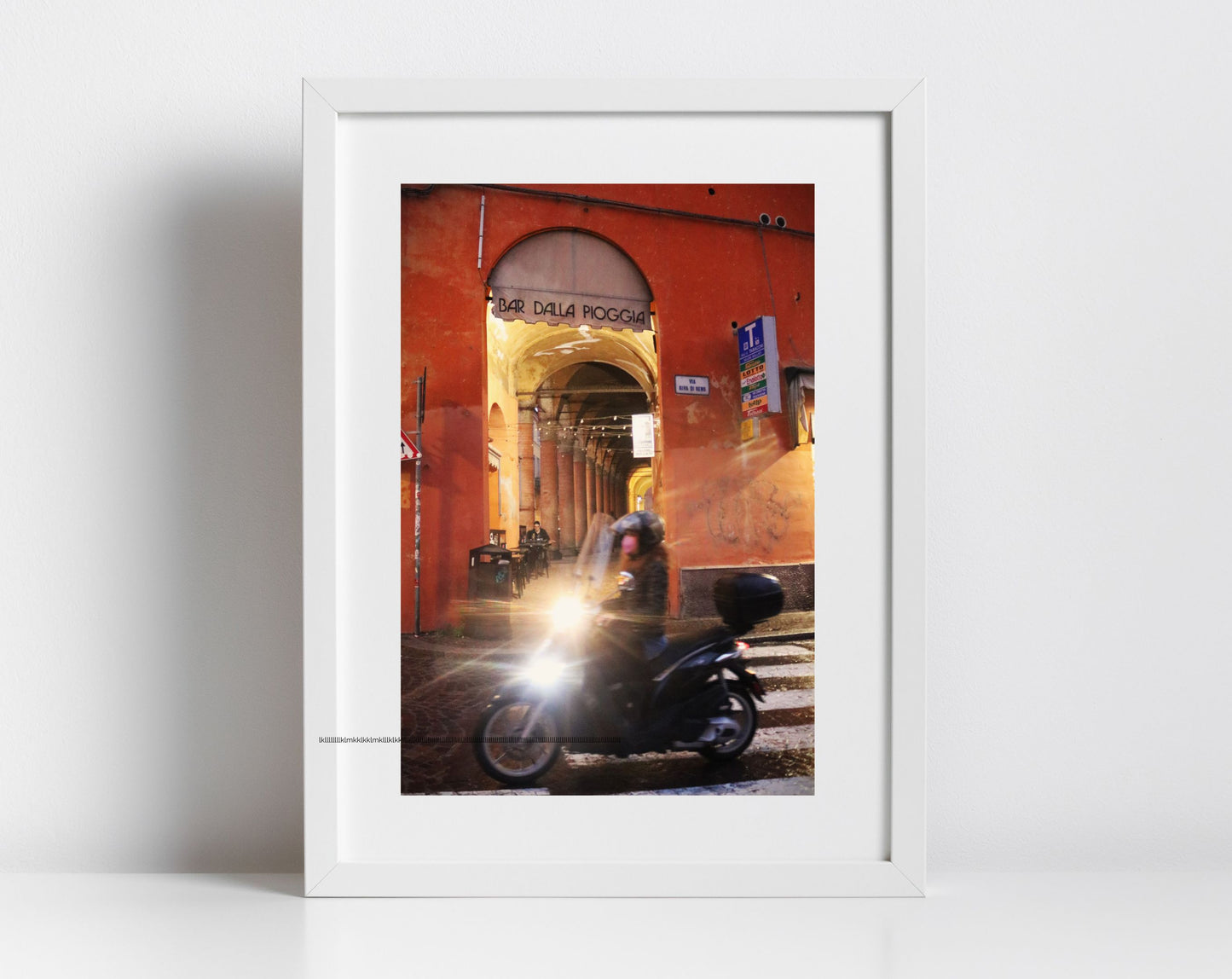 Bologna Vespa Via Riva di Reno Photography Print