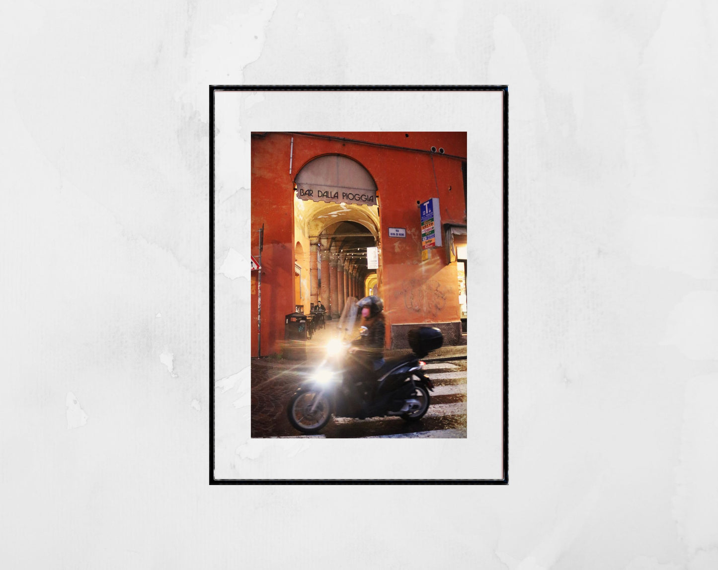 Bologna Vespa Via Riva di Reno Photography Print