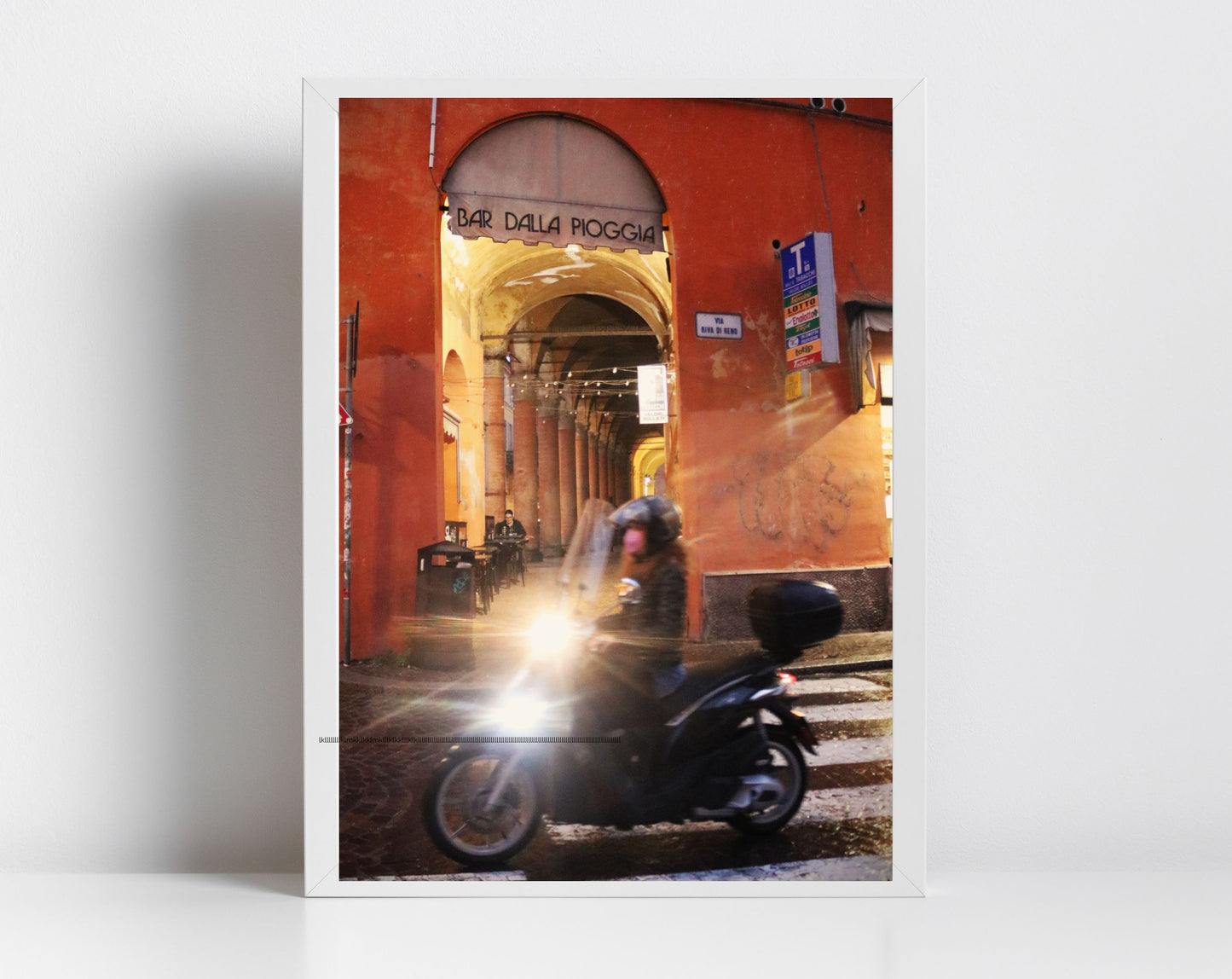 Bologna Vespa Via Riva di Reno Photography Print
