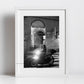Bologna Vespa Via Riva di Reno Black And White Photography Print