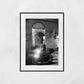 Bologna Vespa Via Riva di Reno Black And White Photography Print