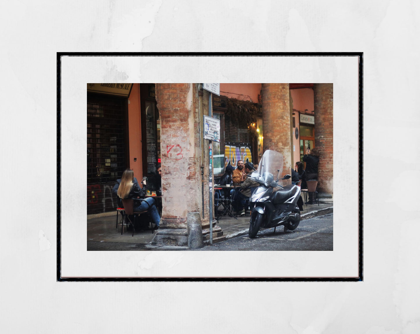 Bologna Via Riva di Reno Photography Print