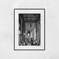 Bologna Italy Portico Black And White Photography Print
