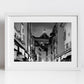Florence Via dell'Ariento Italy Fine Art Black And White Photography Print
