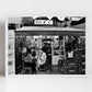 Haebangchon Seoul Korea Black And White Photography Art Print